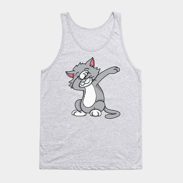 Dabbing Cat - Dab Cat Tank Top by Nowhereman78